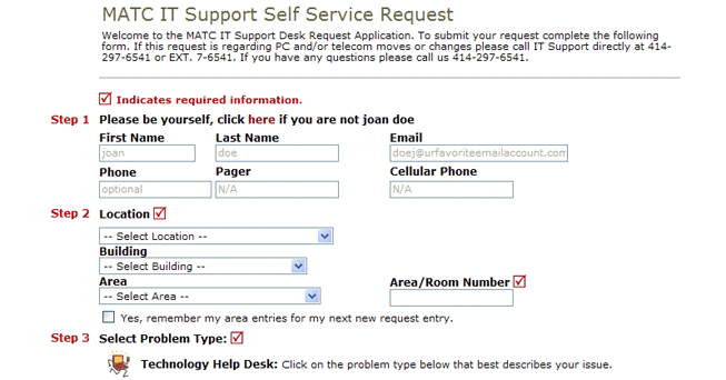Help Desk Matc