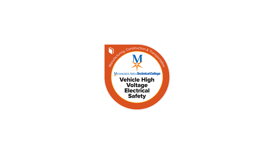Vehicle High Voltage Electrical Safety badge