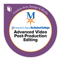 Advanced Video Post-production Editing badge