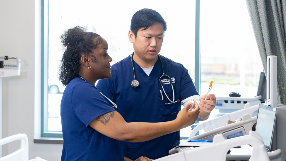 LPN to ADN progression of two healthcare students in the field