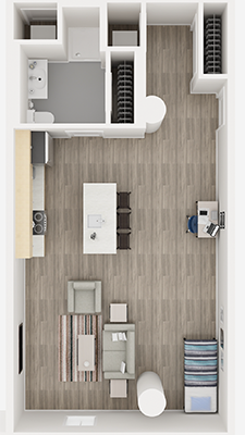 studio floor plan