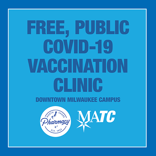 February 1 COVID-19 vaccine clinic at Downtown Milwaukee Campus image