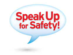 speak up for safety logo