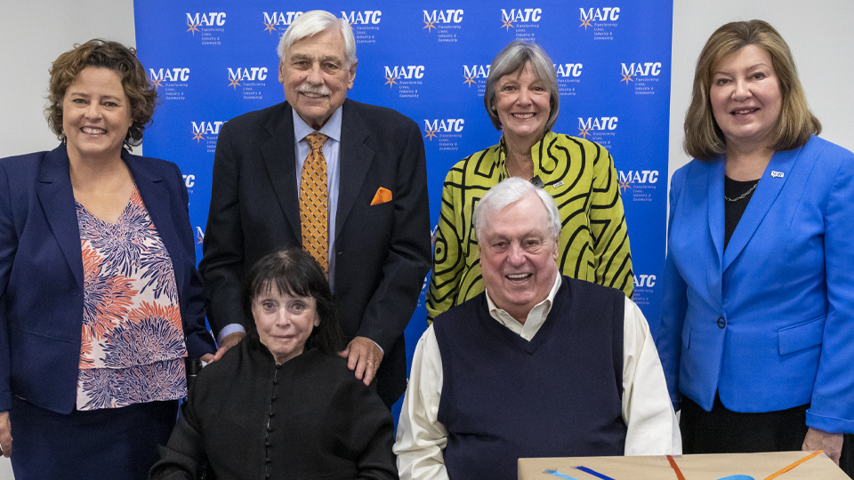 Ellen and Joe Checota Scholarship group including Dr. Martin and Laura Bray